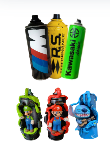 Bombes aérosols recyclées