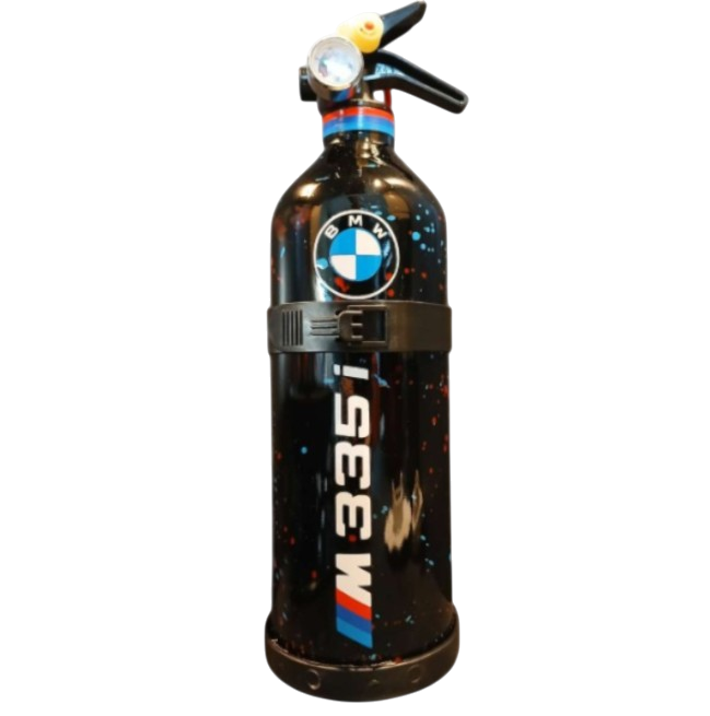 Extincteur fait mains sur le thème de BMW