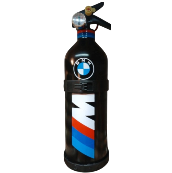 Extincteur fait mains sur le thème de BMW