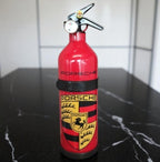 Extincteur fait mains sur le thème de PORSCHE