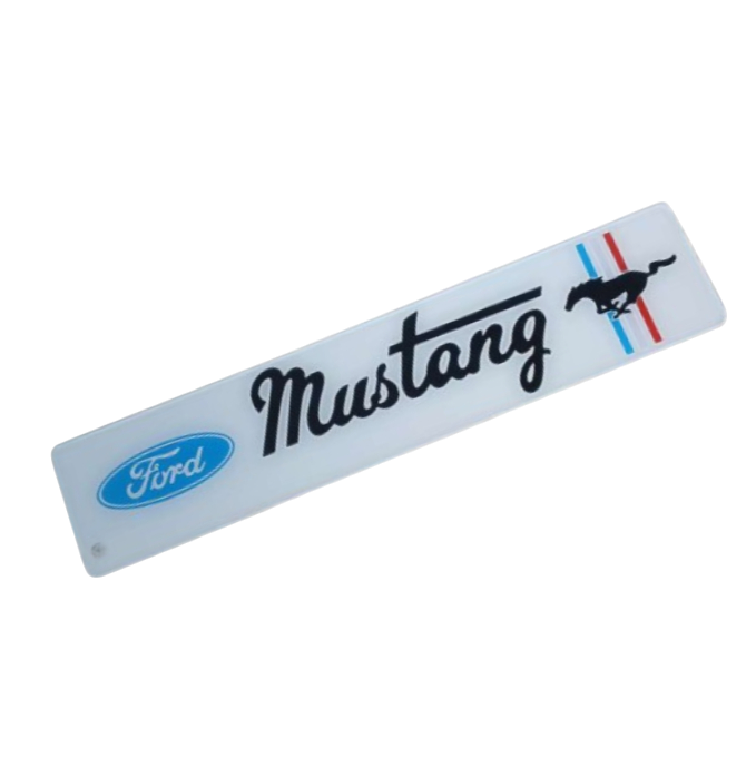 Plaque immatriculation design MUSTANG