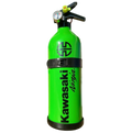 Extincteur fait mains sur le thème de KAWASAKI
