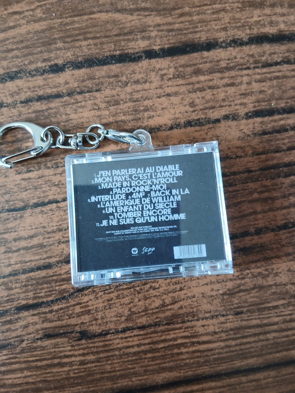 Porte-clés en forme de boîtier CD