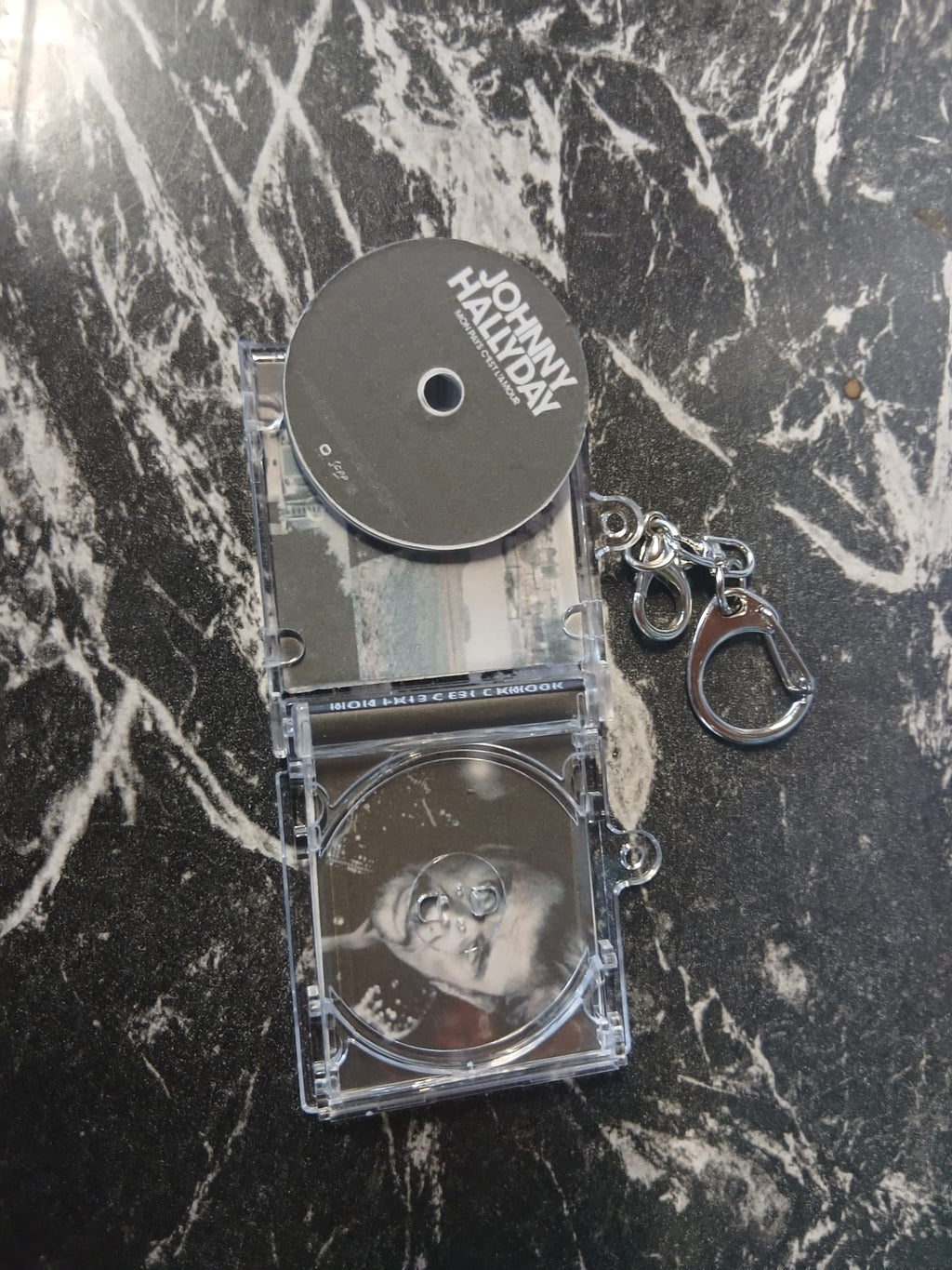 Porte-clés en forme de boîtier CD