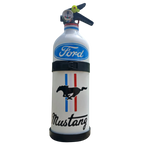 Extincteur fait mains sur le thème de FORD MUSTANG